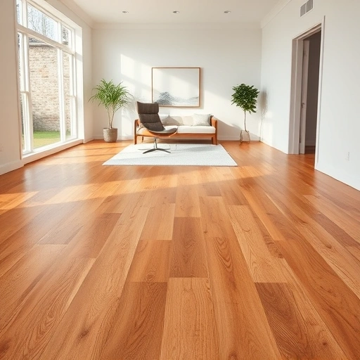 Beautifully installed hardwood flooring in Iona, FL, showcasing polished planks and elegant decor in natural light.