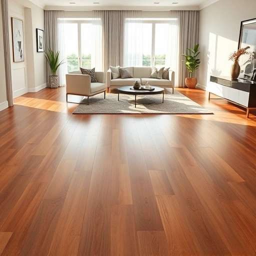 Stunning hardwood flooring installation in East Naples FL, featuring rich grains, polished finish, and elegant decor.
