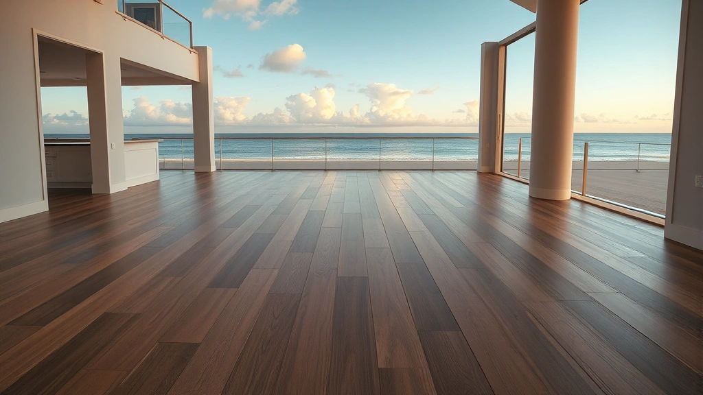 Flooring in Fort Myers Beach, FL with a beautiful coastal view and vibrant decor.