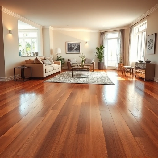 Spacious living room in Alva, FL with polished hardwood floors, elegant furniture, and natural light.