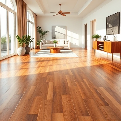 Luxurious living space in Lely Resort FL with polished hardwood floors, natural light, and elegant decor.