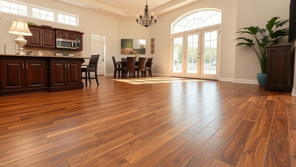 Flooring in Miromar Lakes FL featuring elegant wood texture and modern design elements.