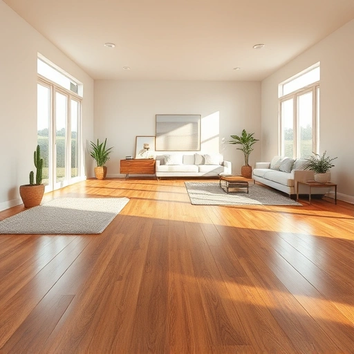 Stunning hardwood flooring in a spacious living area with natural light and elegant decor in Goodland, FL.