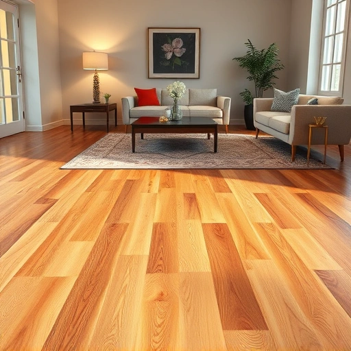 Beautiful wood flooring installation in Alva, FL with rich tones, polished finish, and elegant decor accents.