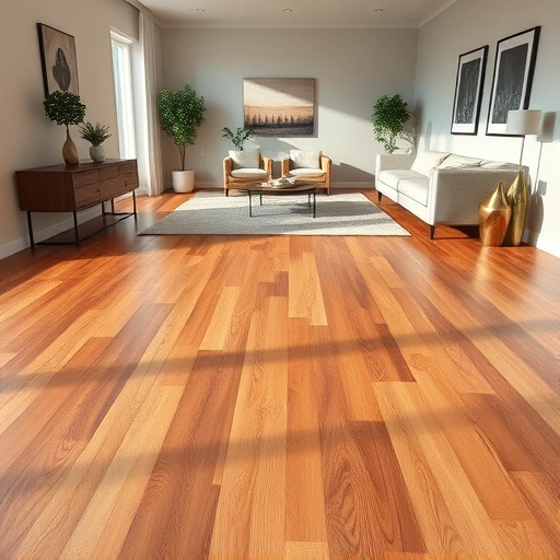 Perfectly installed hardwood flooring in Gateway FL, showcasing rich grains and a polished finish in a modern interior.