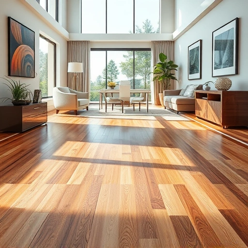 Flooring installation in East Naples FL featuring rich hardwood and elegant tile designs in a modern decor setting.