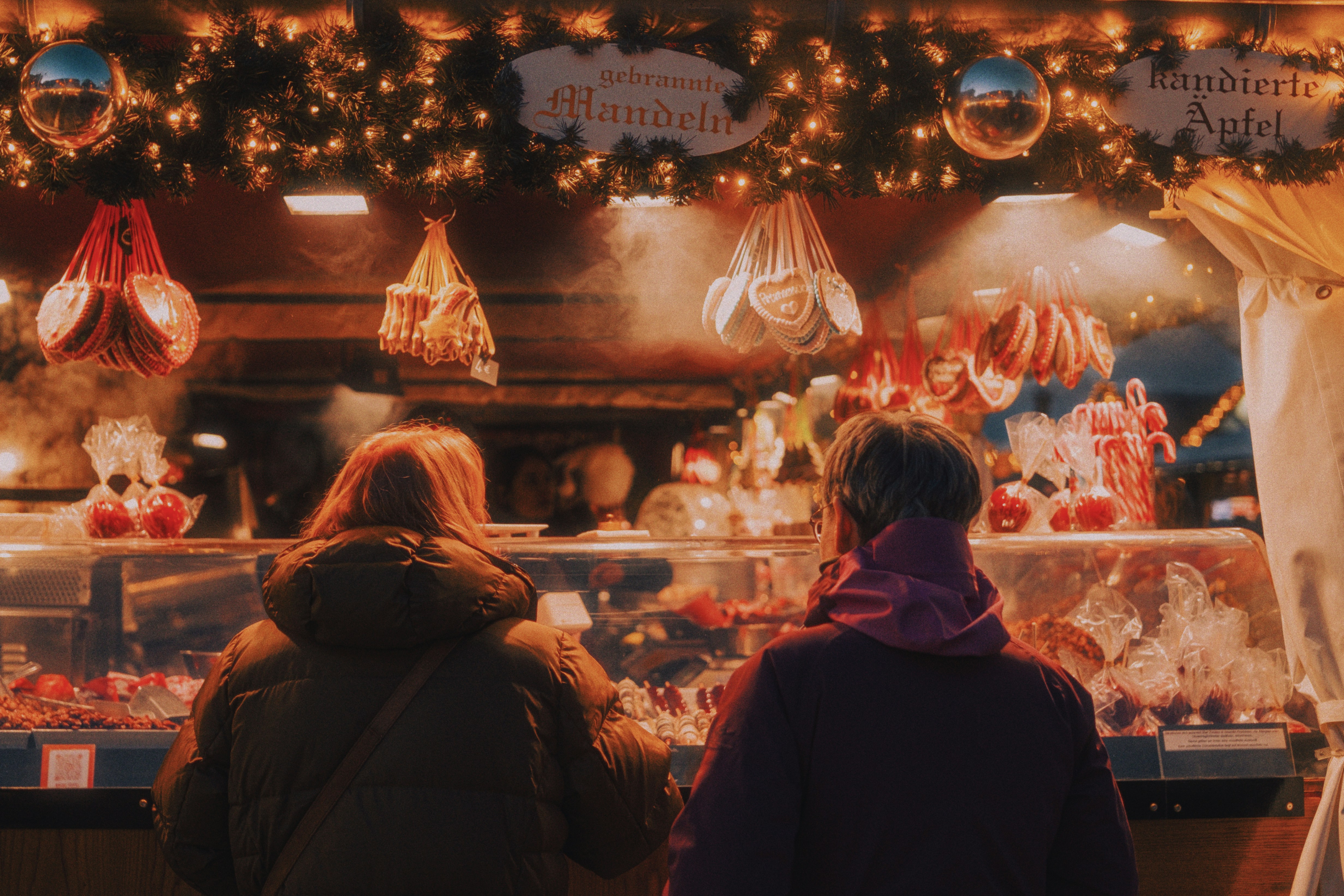 European festive scene