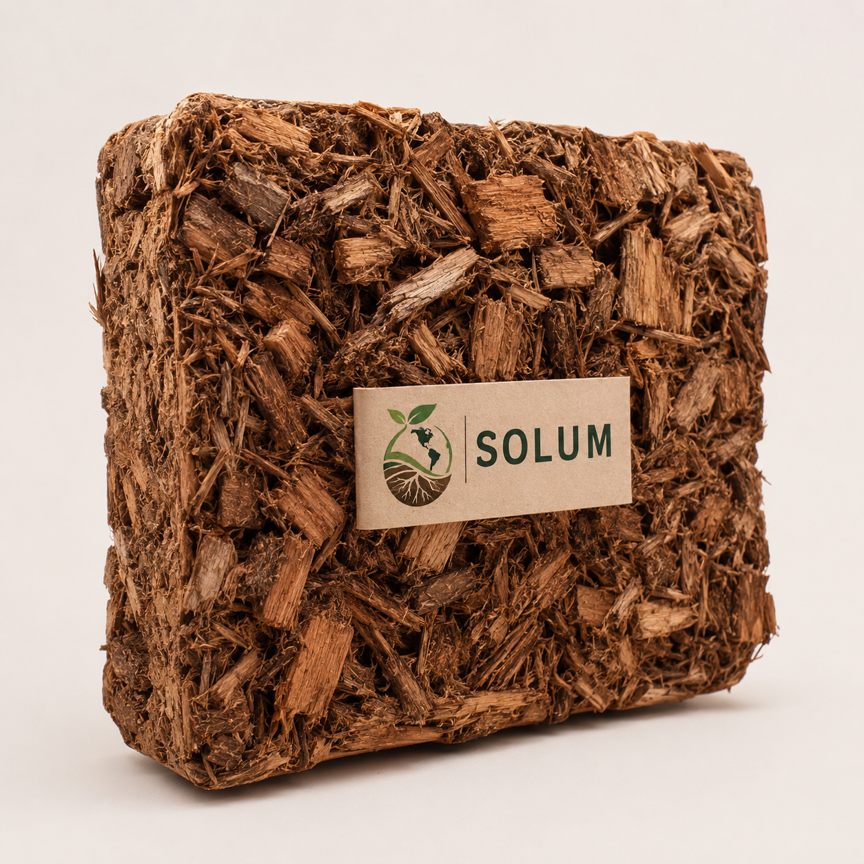 Briquetas de chips de coco SOLUM para orquideas y mulch
