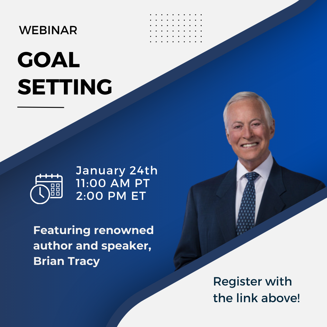 Goal Setting Brian Tracy Webinar Goal Setting Brian Tracy Webinar