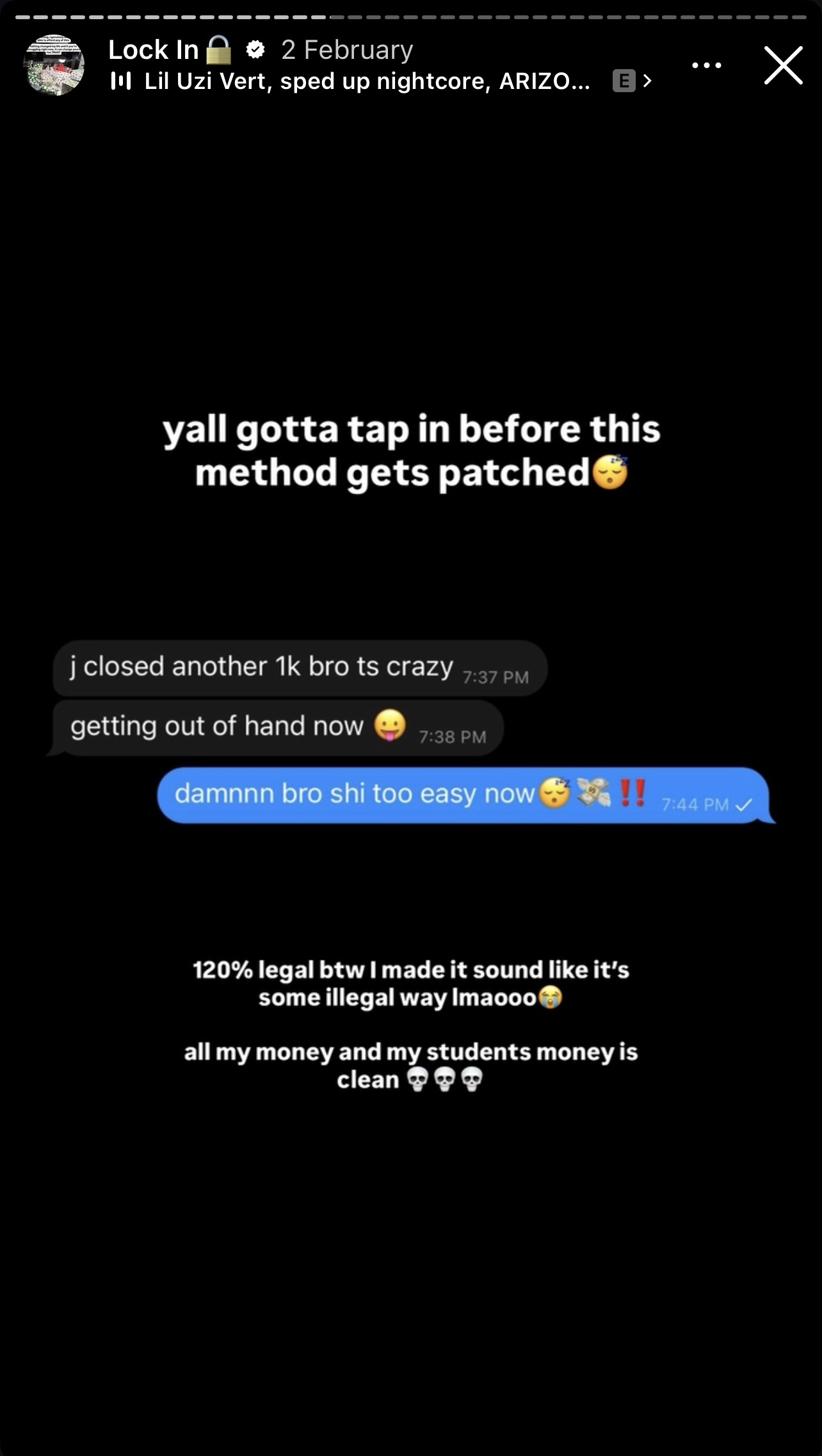 Student win