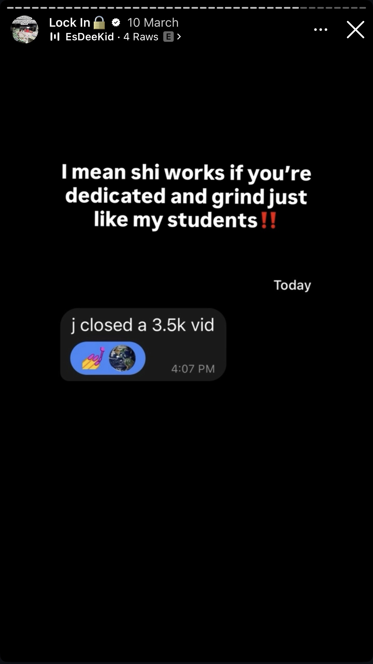 Student win