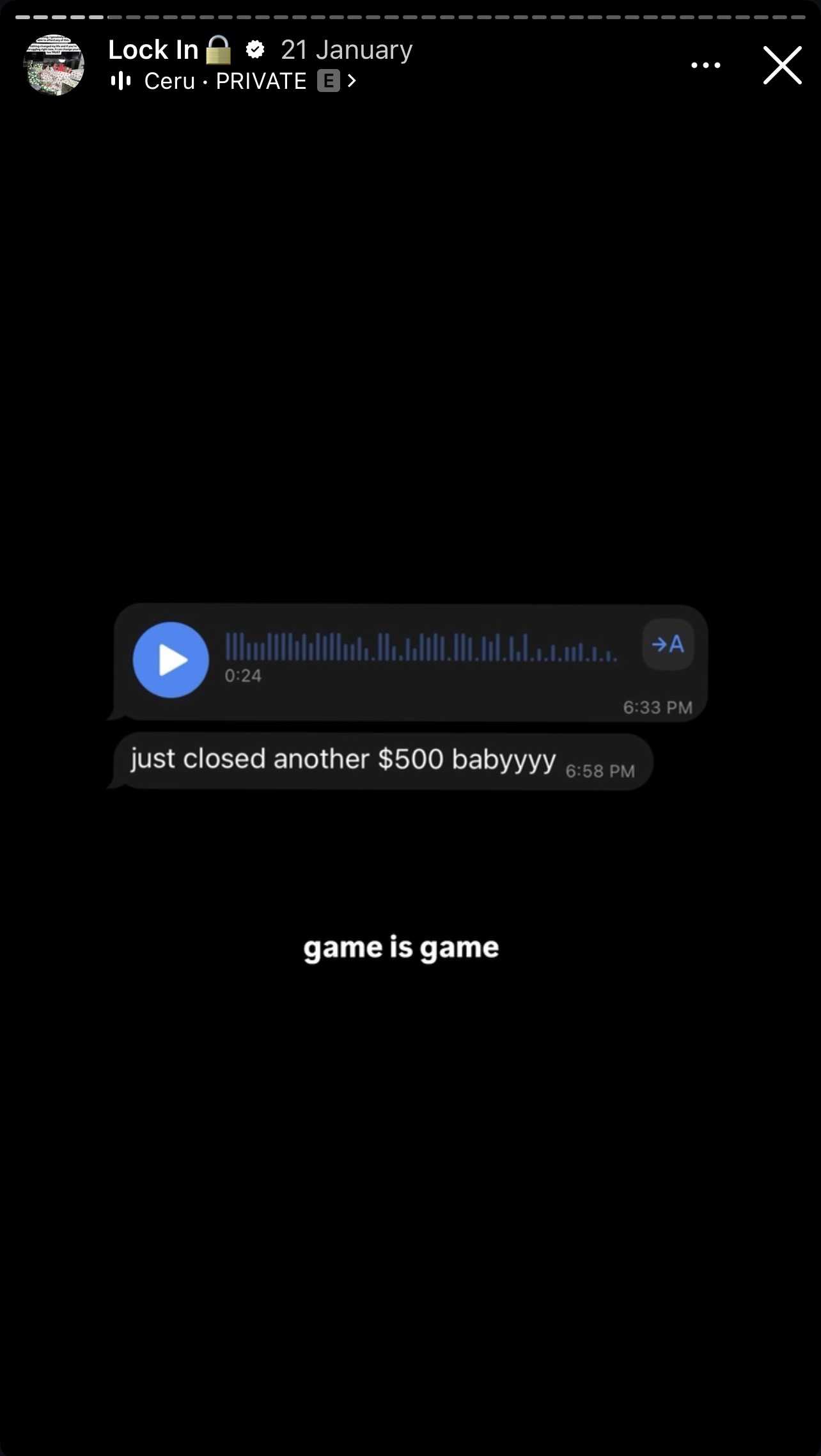 Student win