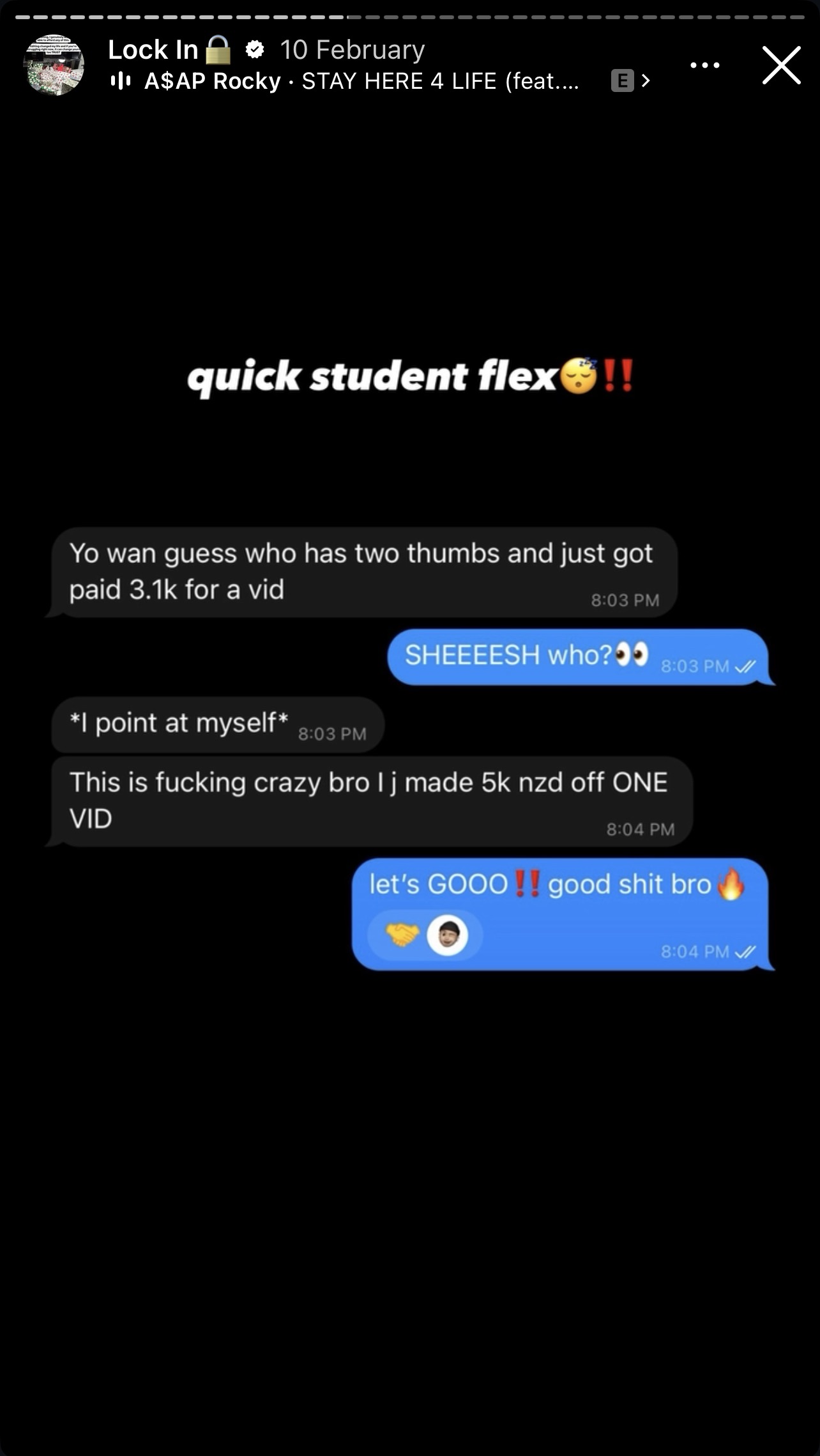 Student win