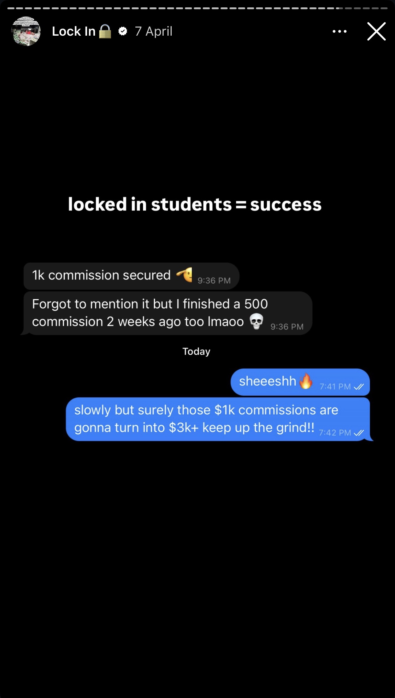 Student win