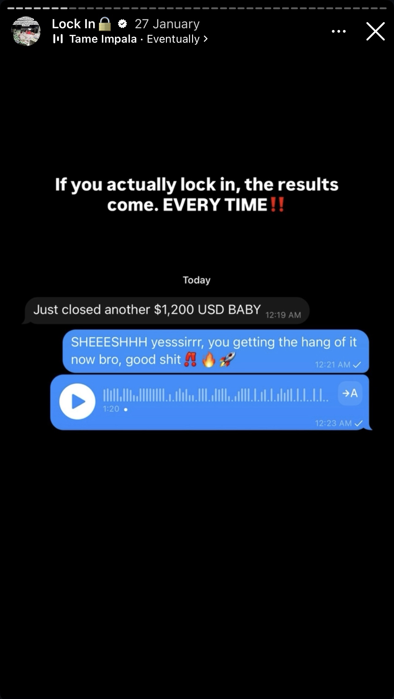 Student win
