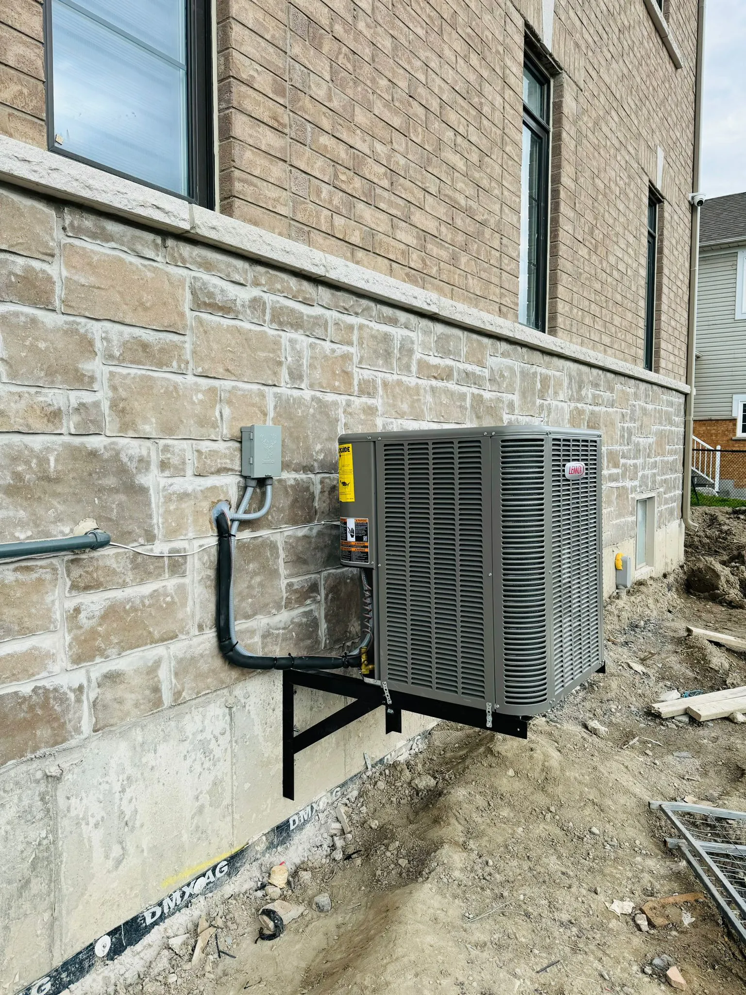 Finished HVAC installation by Navraj Air Systems