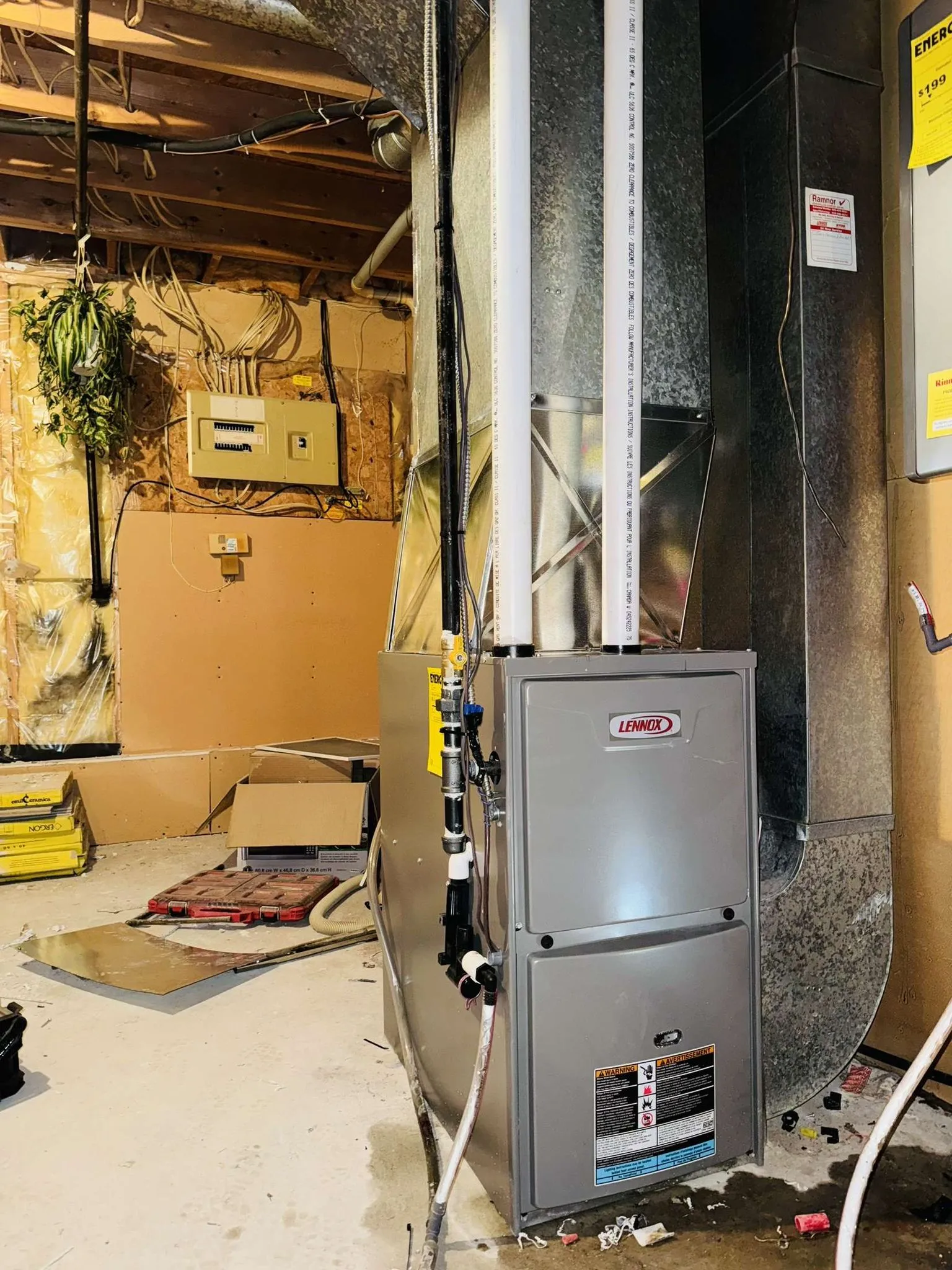 Old home retrofit HVAC work by Navraj Air Systems