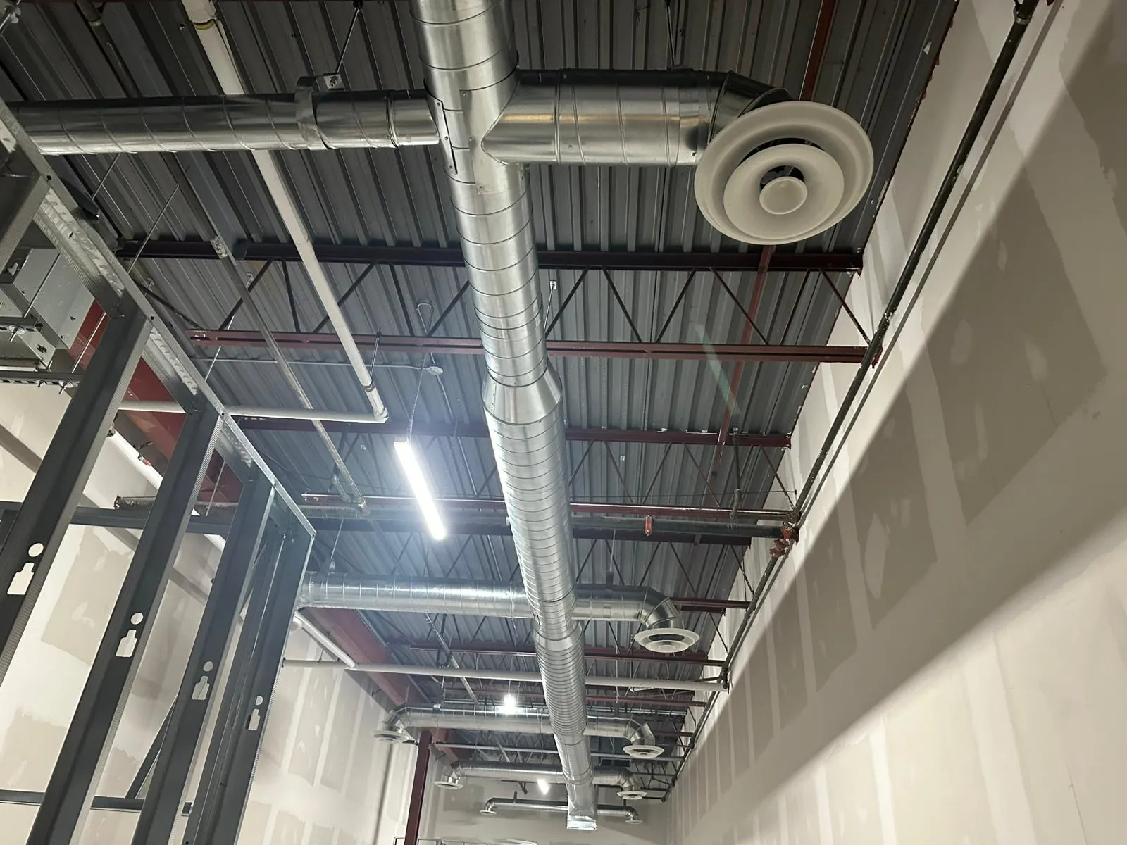 Commercial duct installation by Navraj Air Systems