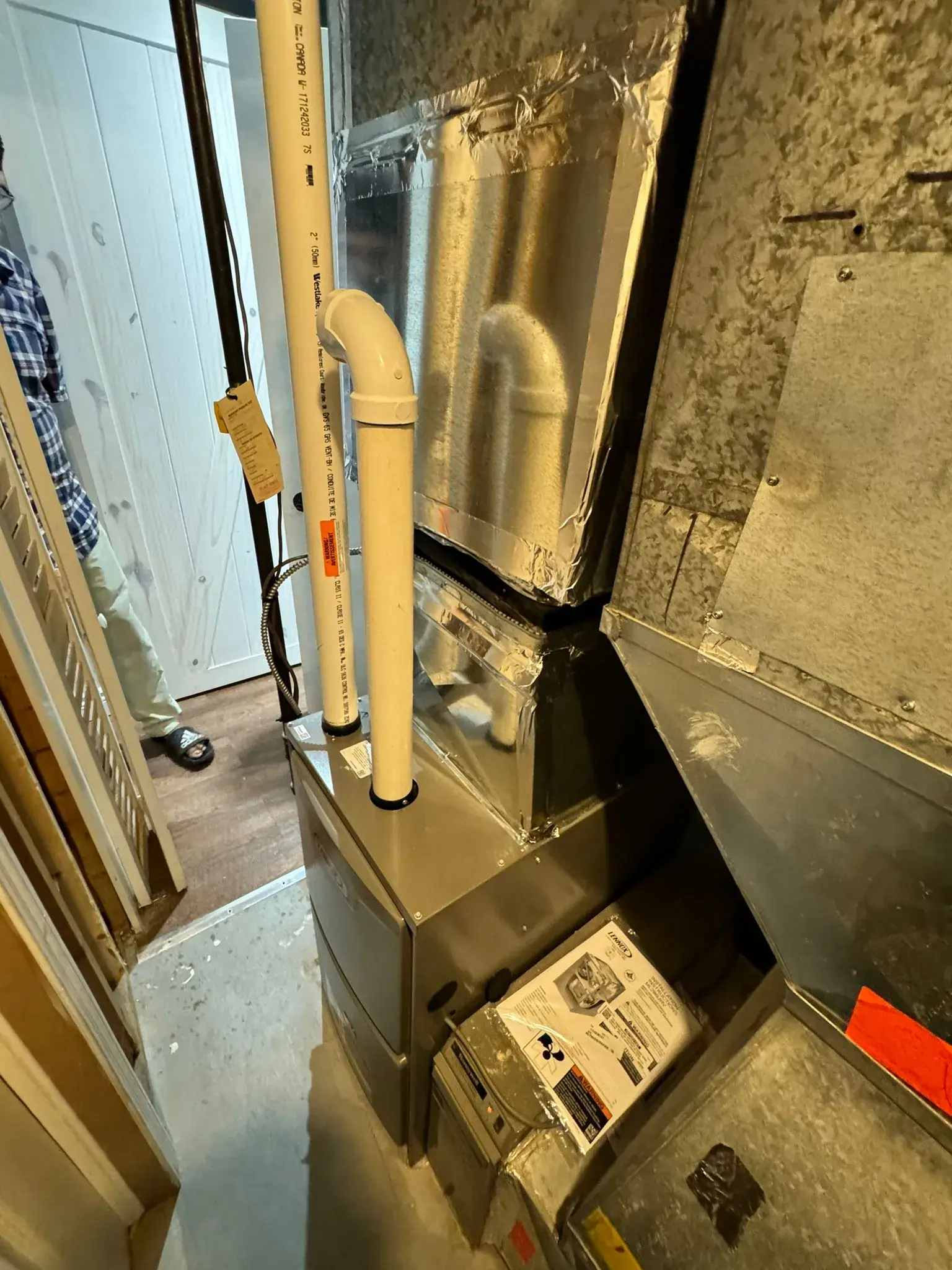 New furnace installation by Navraj Air Systems