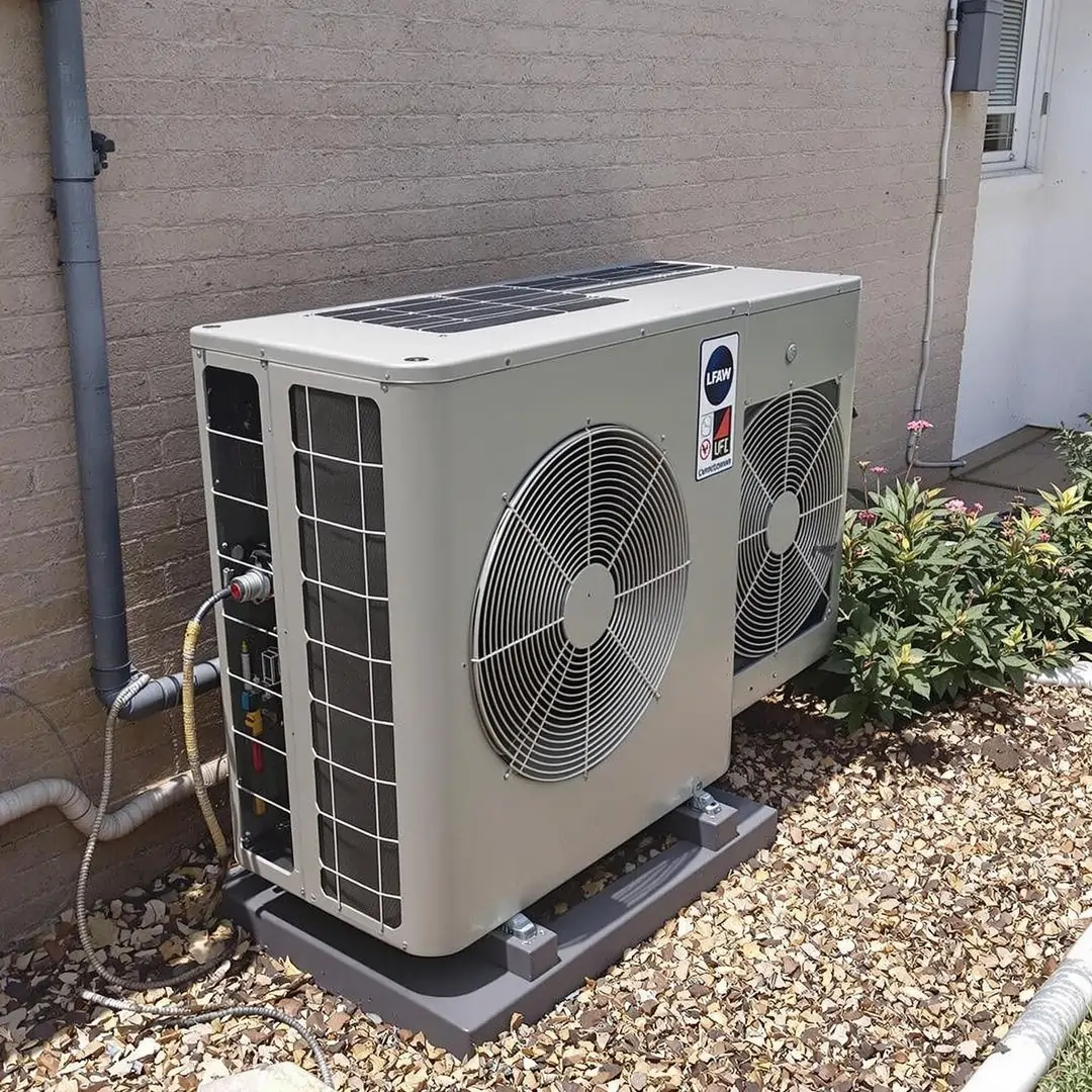 Heat pump system installation by Navraj Air Systems