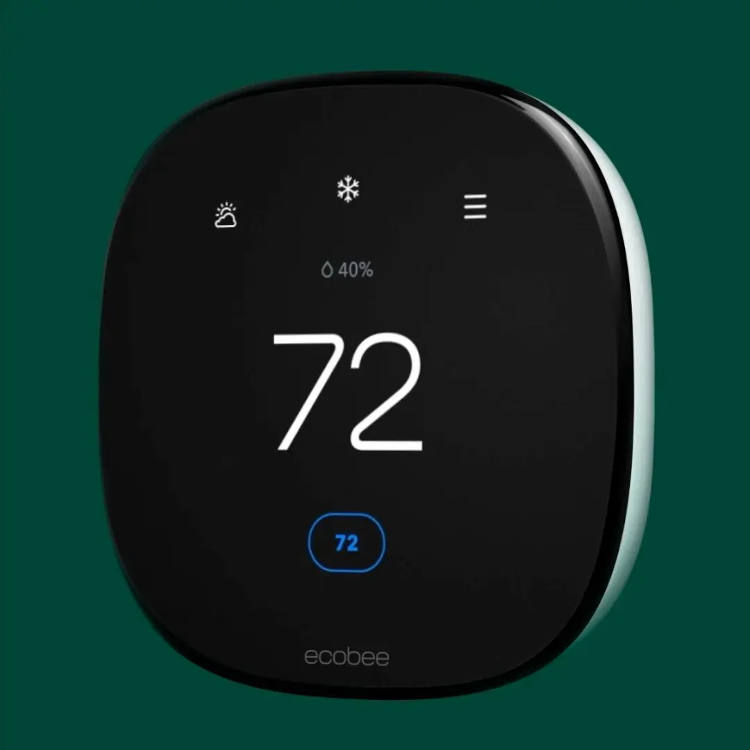 Smart thermostat installation by Navraj Air Systems