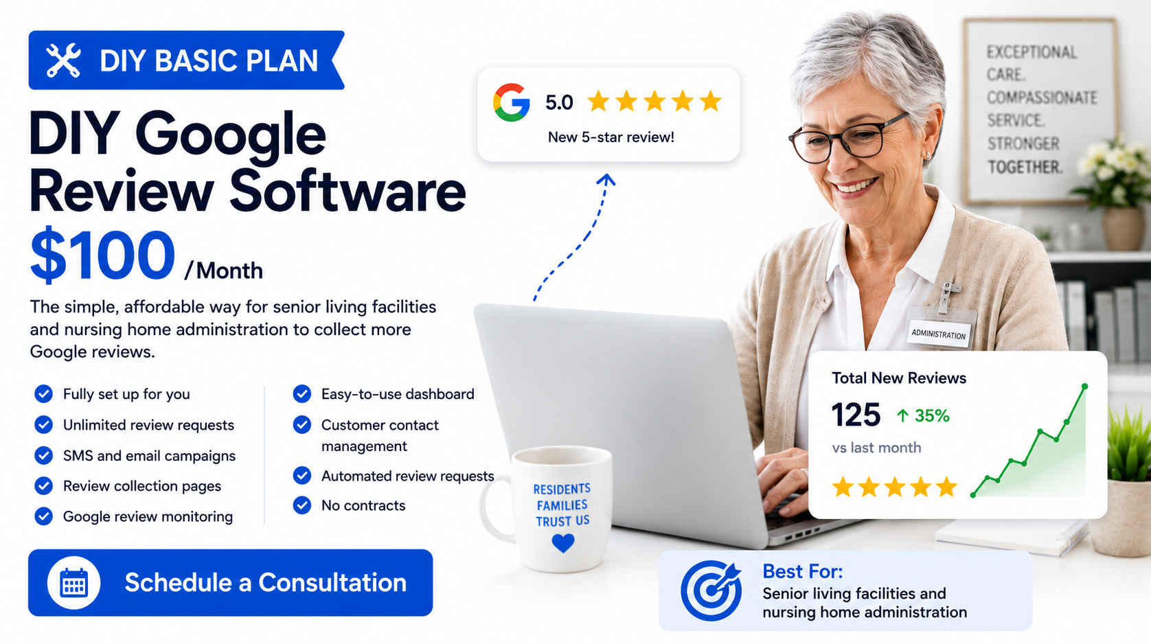 Google review management platform for physicians