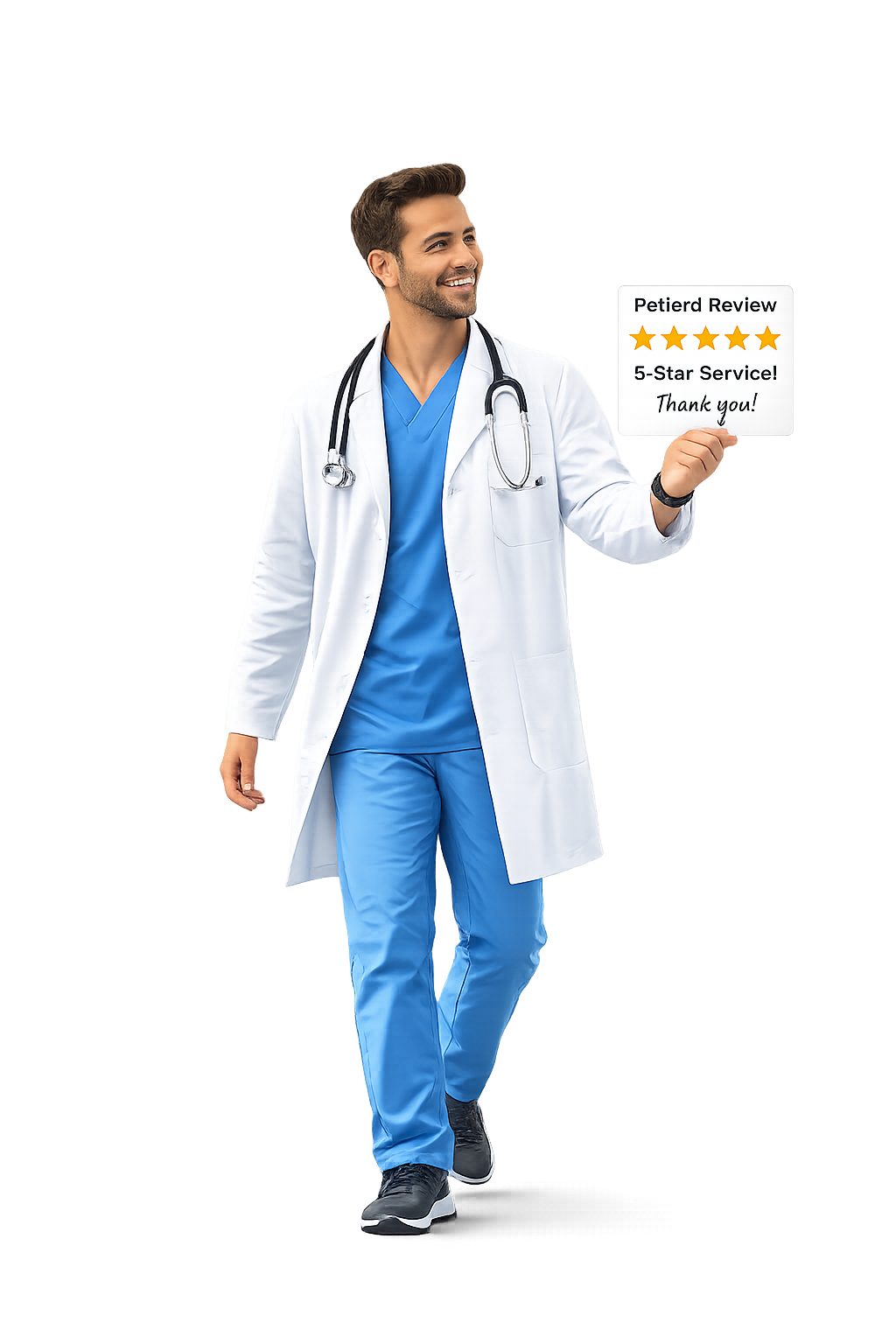Medical practice generating more positive Google reviews