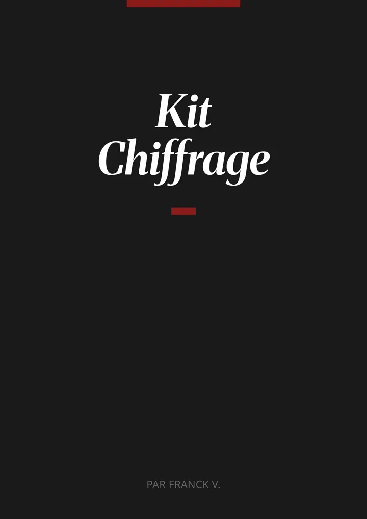 Kit Chiffrage
