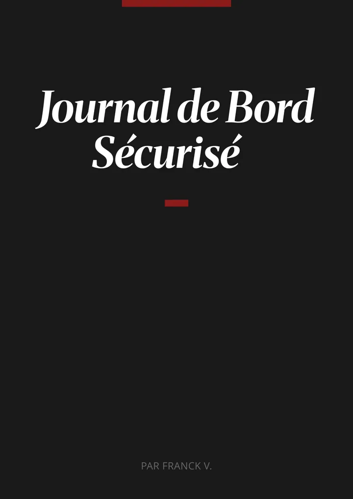 Journal de Bord Sécurisé