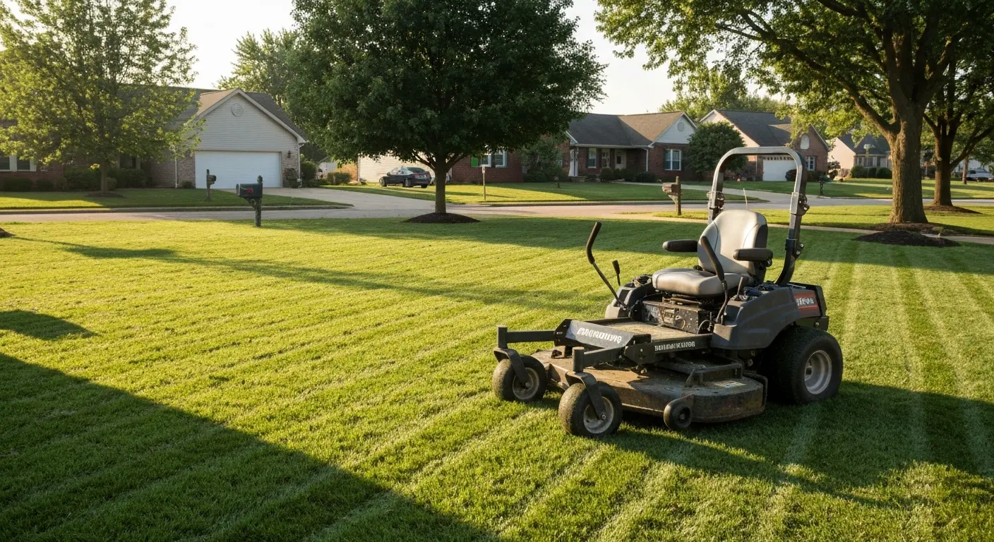 Lawn mowing in Greenwood, IN
