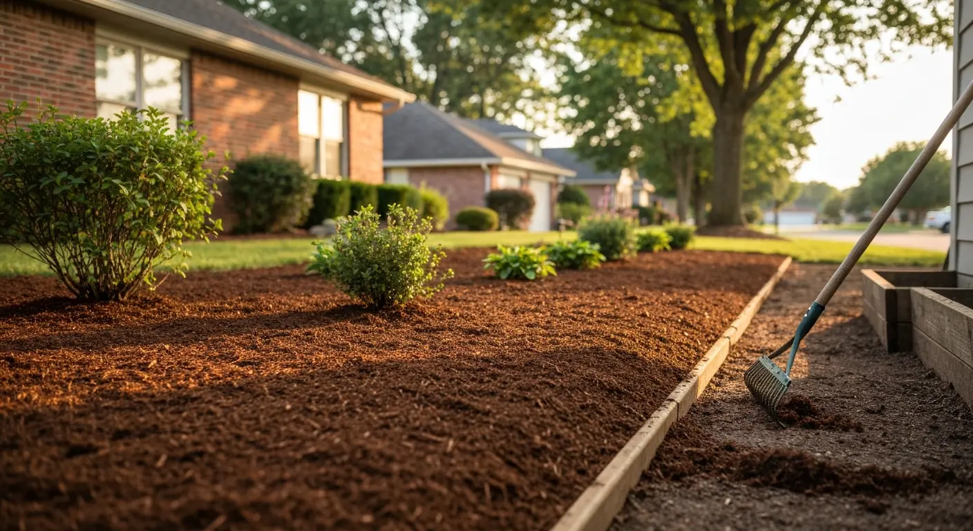 Mulch refresh service
