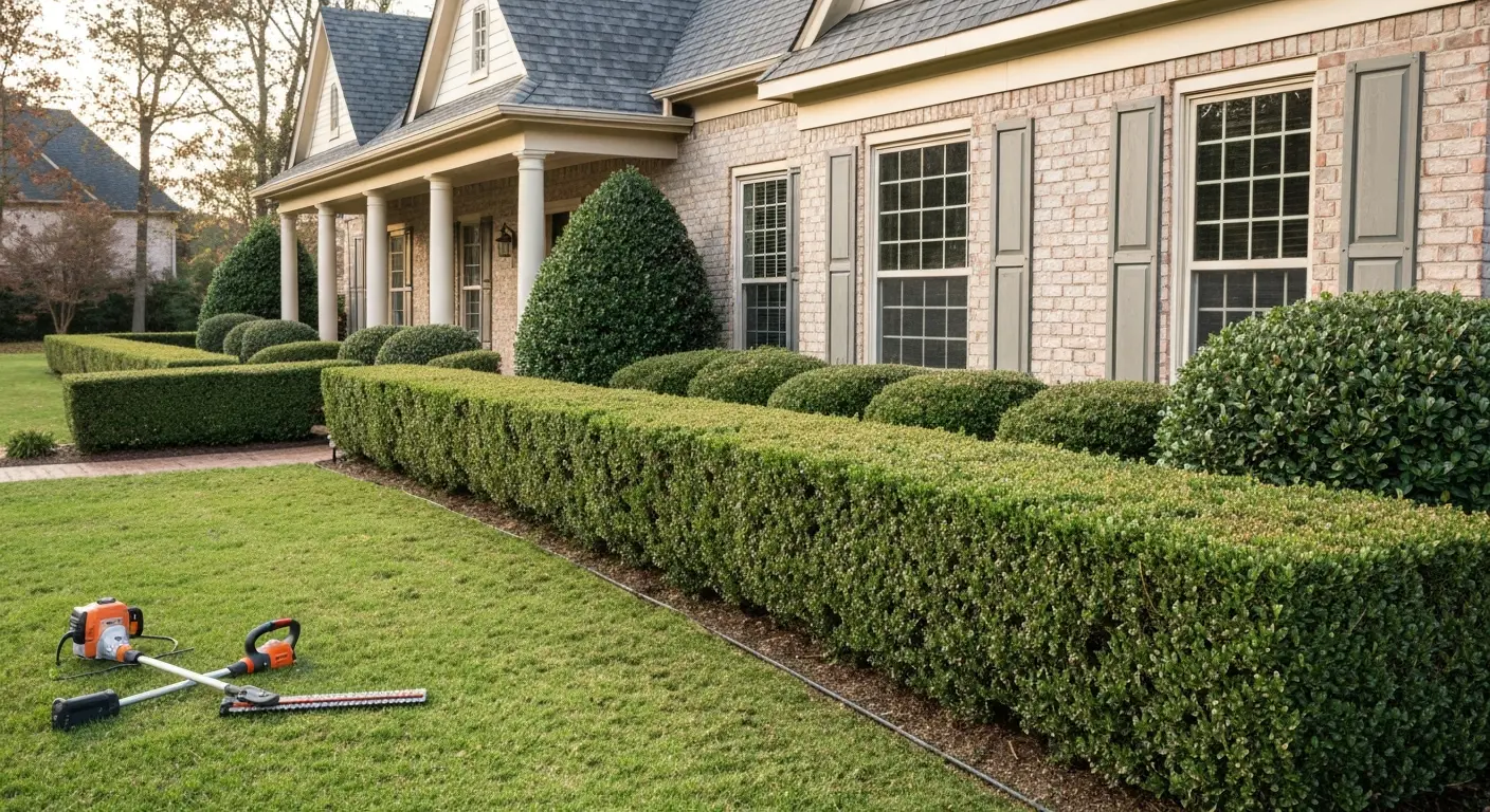 Hedge and shrub trimming