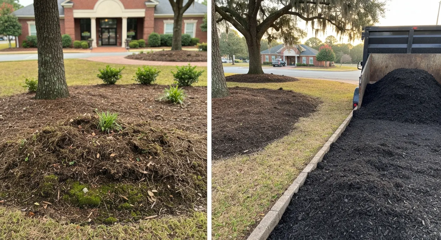 Commercial mulch removal