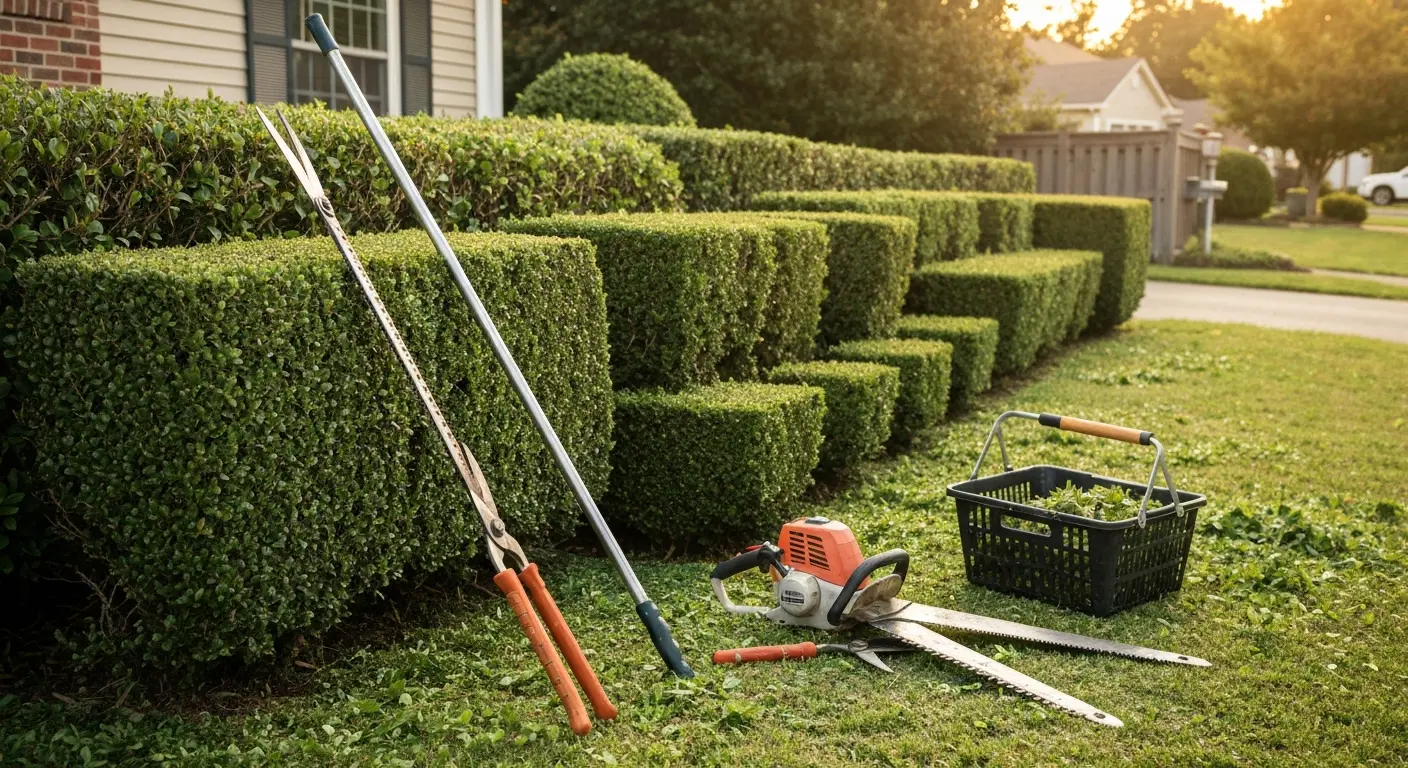 Hedge and bush trimming
