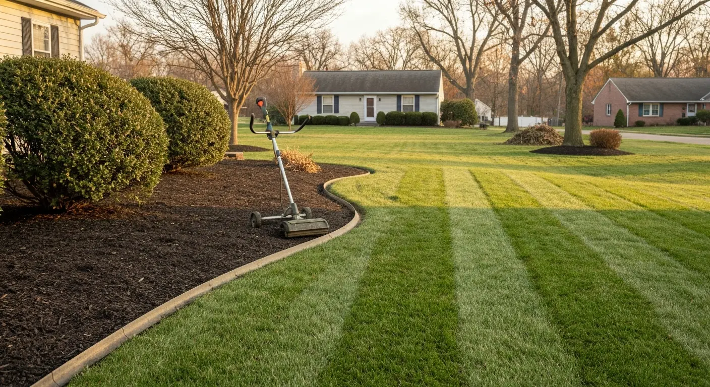 Seasonal cleanup and edging