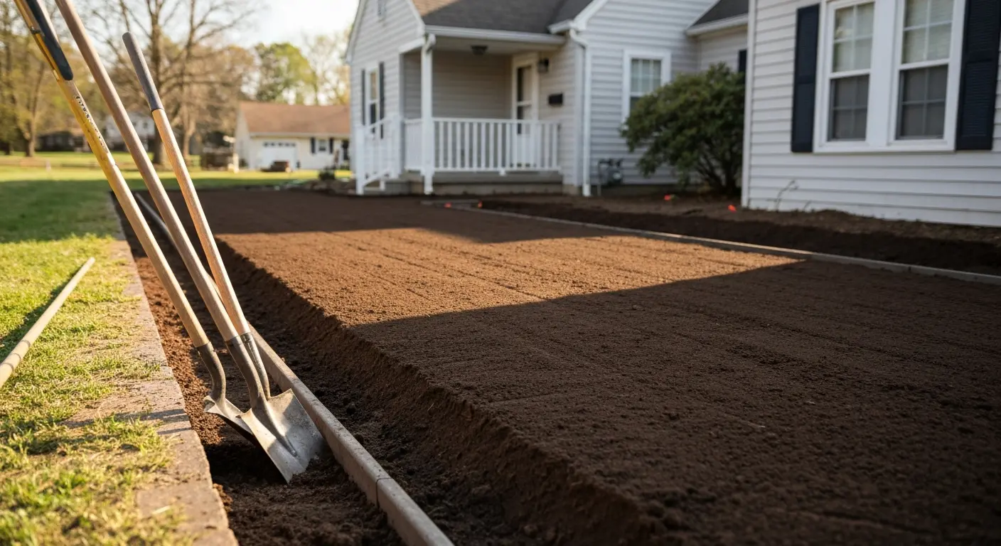 Landscape bed renovation
