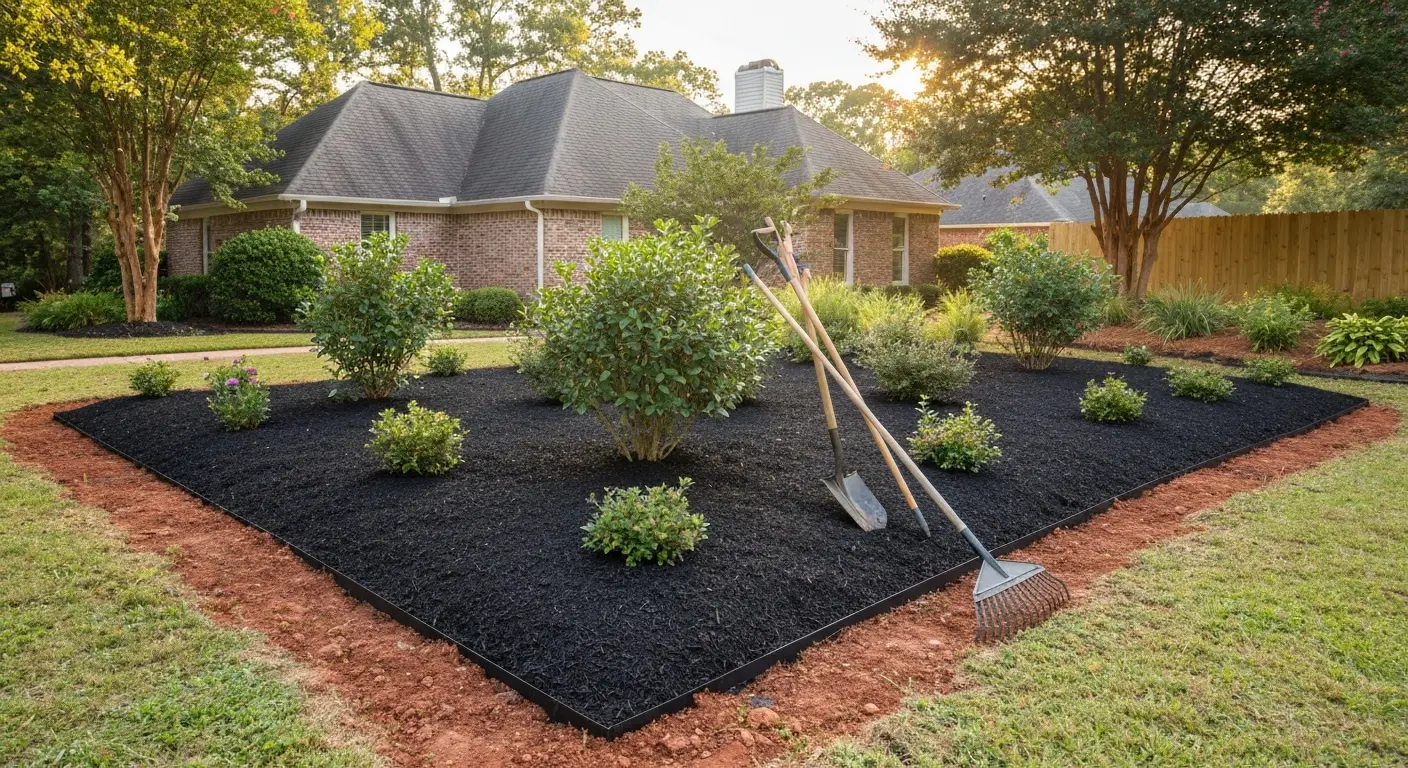 Mulch removal and replacement