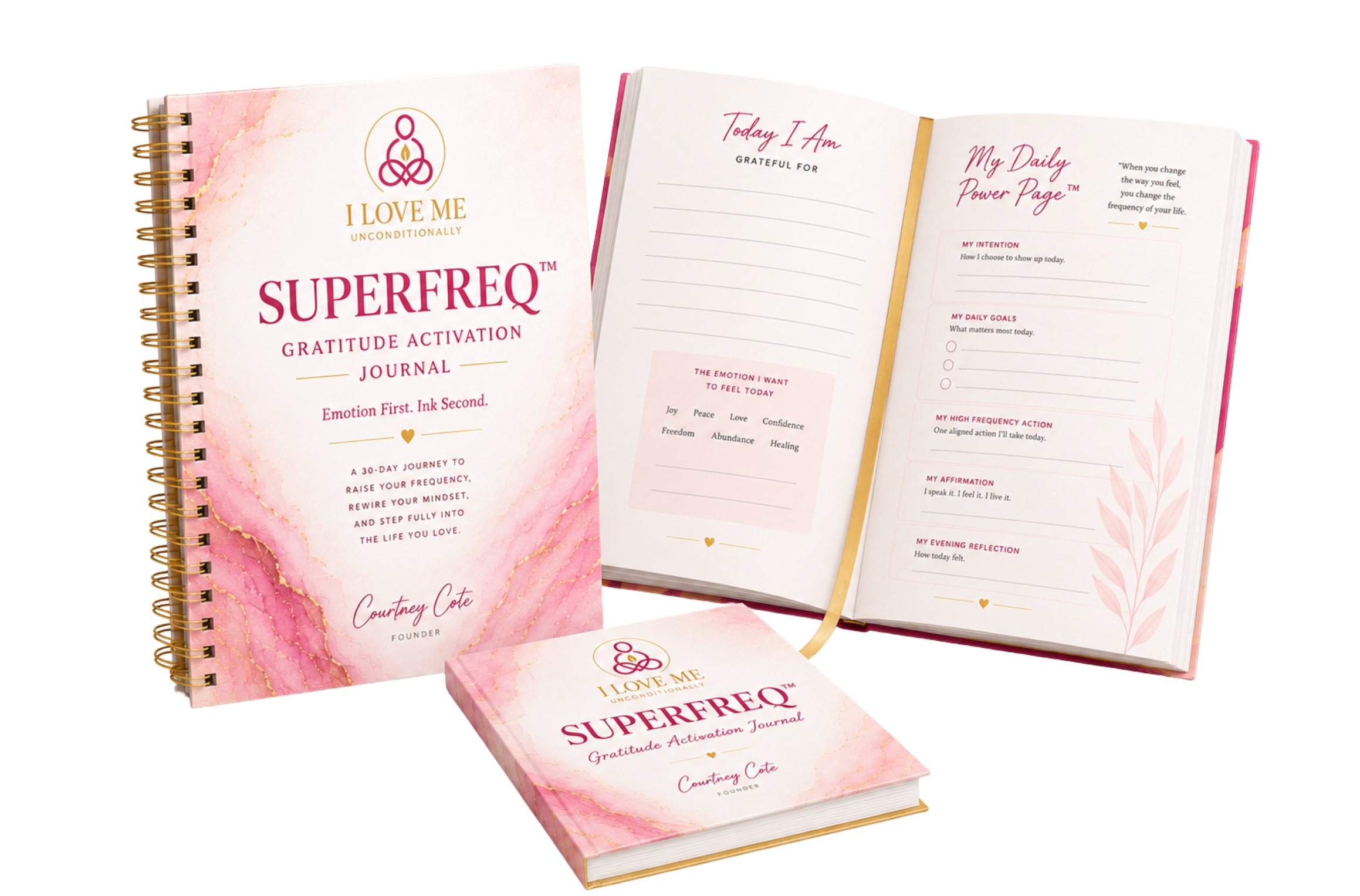 SUPERFREQ Gratitude Activation Journal by Courtney Cote