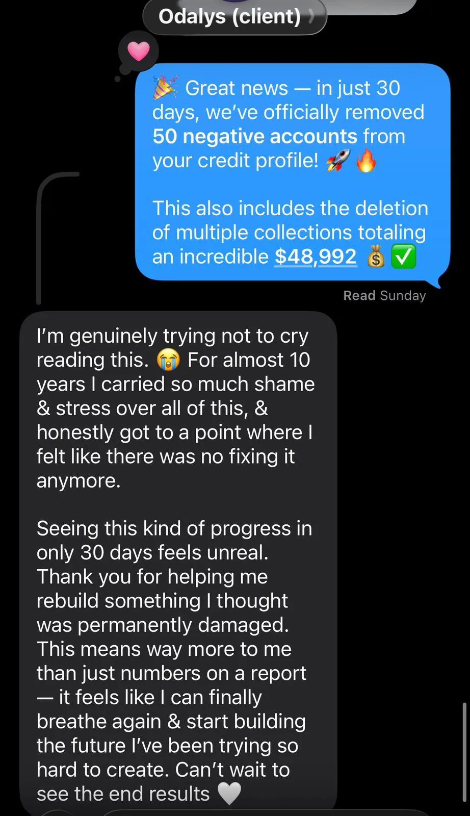 Client story 2