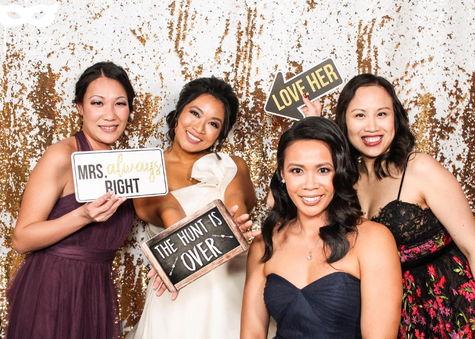 Guests enjoying the Snapthis photo booth experience