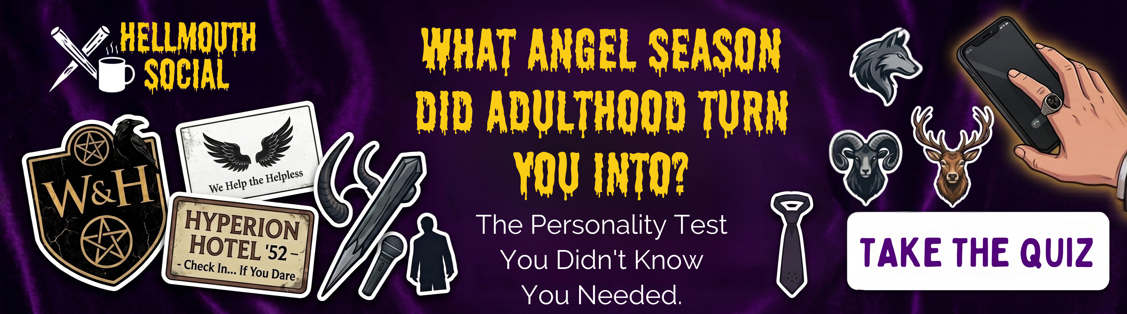 Quiz banner, What Angel Season Did Adulthood Turn You Into?