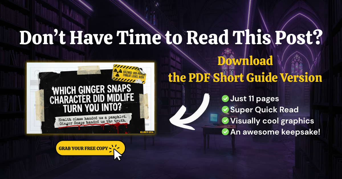 PDF Short Read Guide-Which Ginger Snaps Character Did Midlife Turn You Into?