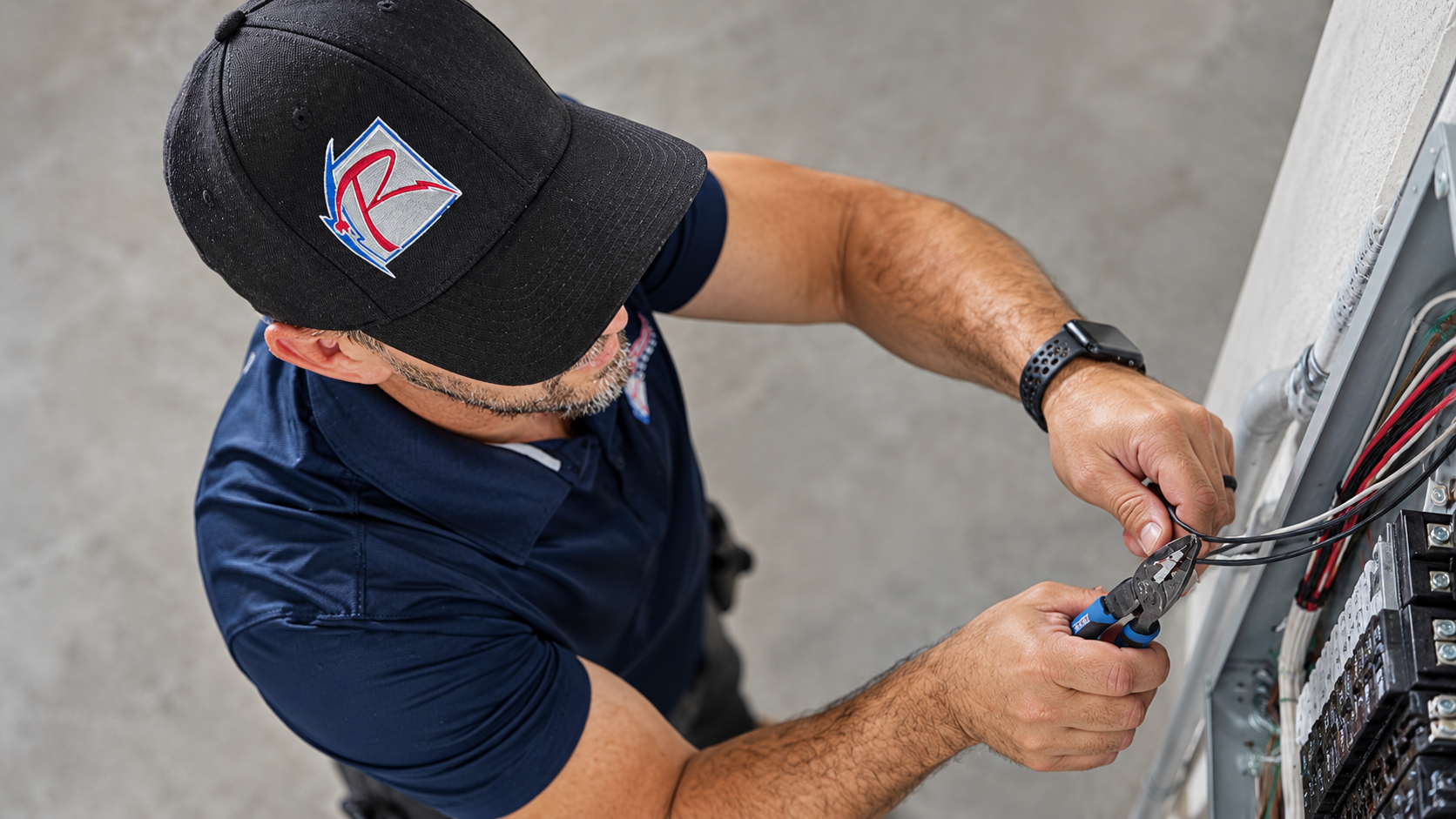Raceway Electric certified technician on site