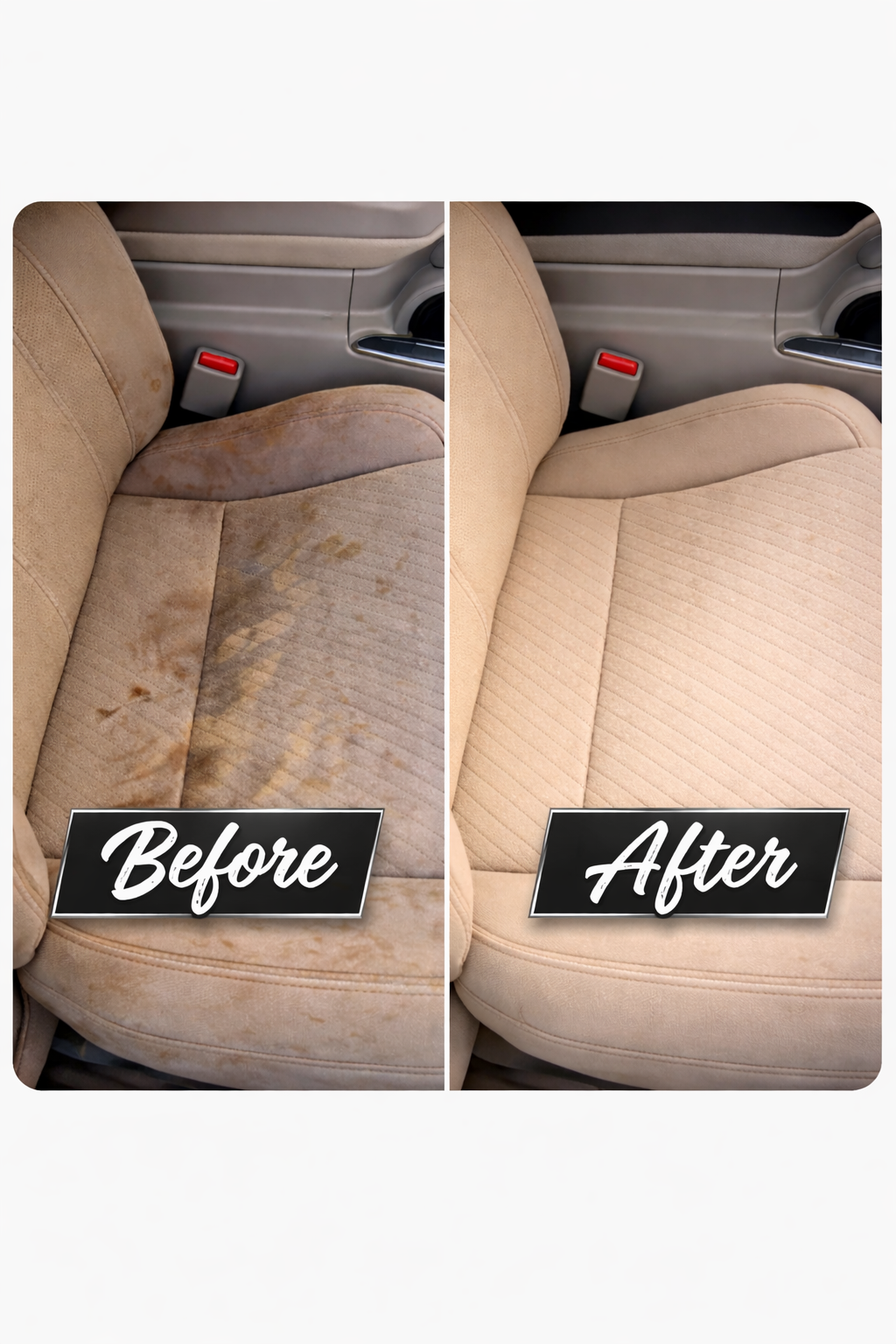 before and after dirty car seats before and after dirty car seats