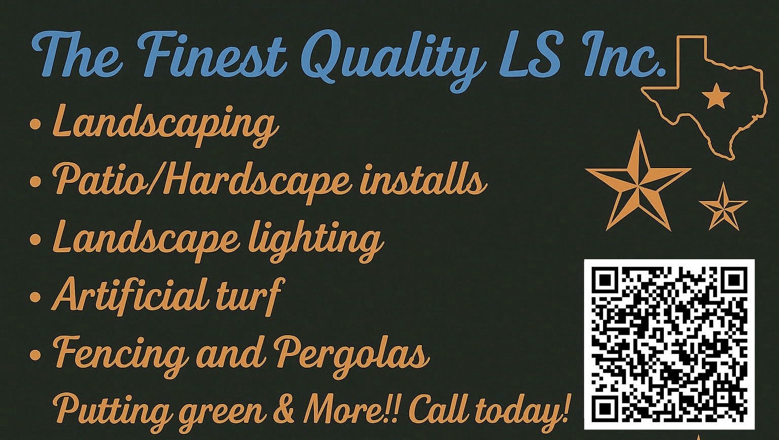 The Finest Quality LS Inc. | Serving Cinco Ranch, Texas