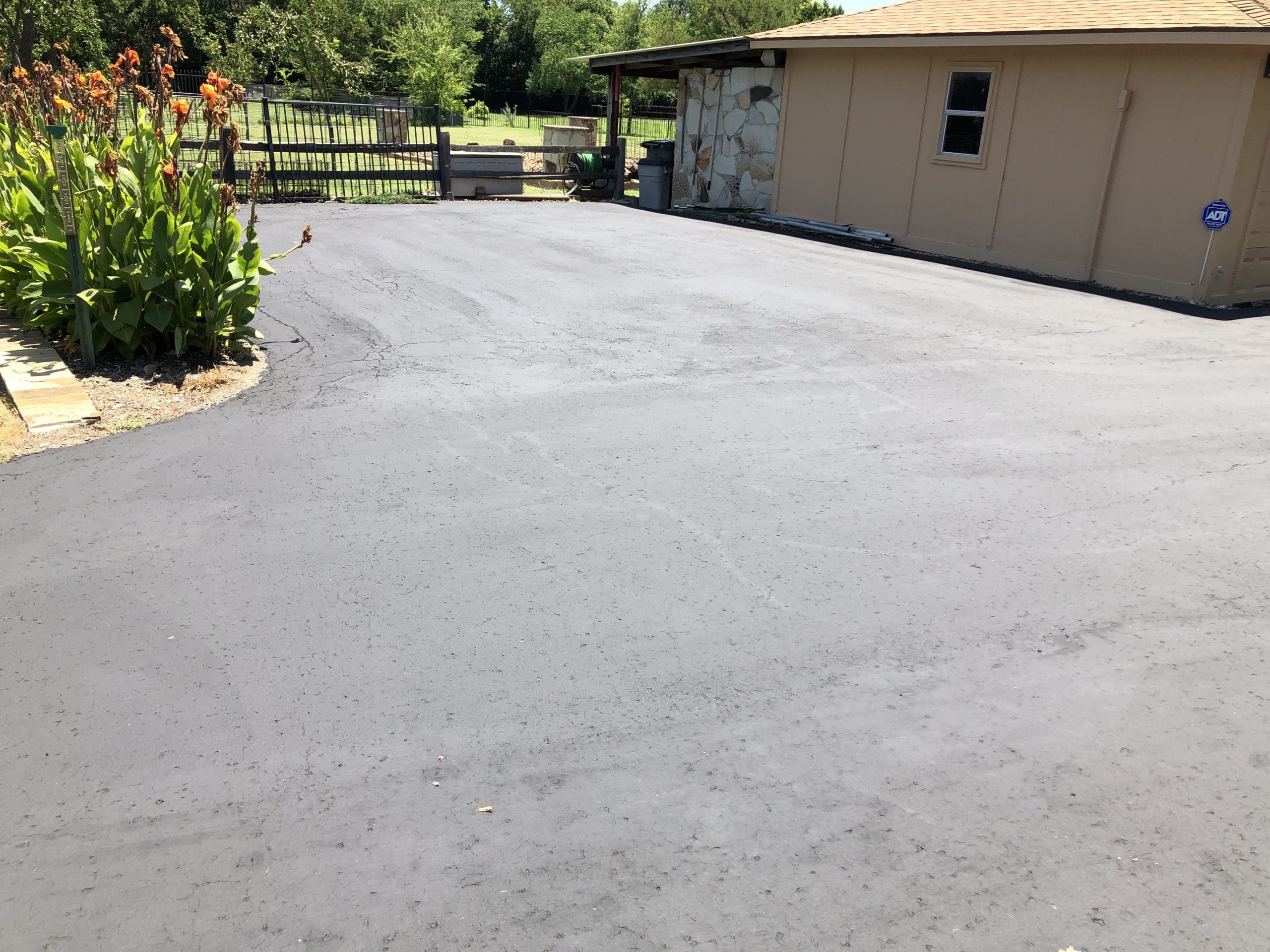 Residential Asphalt Seal Coating Work 2