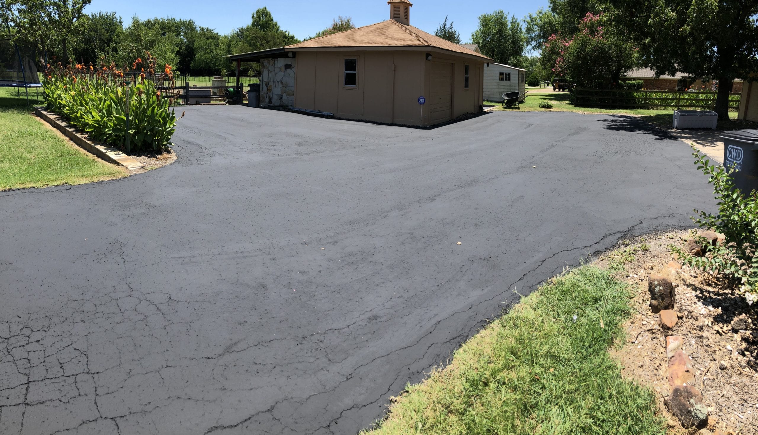Residential Asphalt Seal Coating Work 1