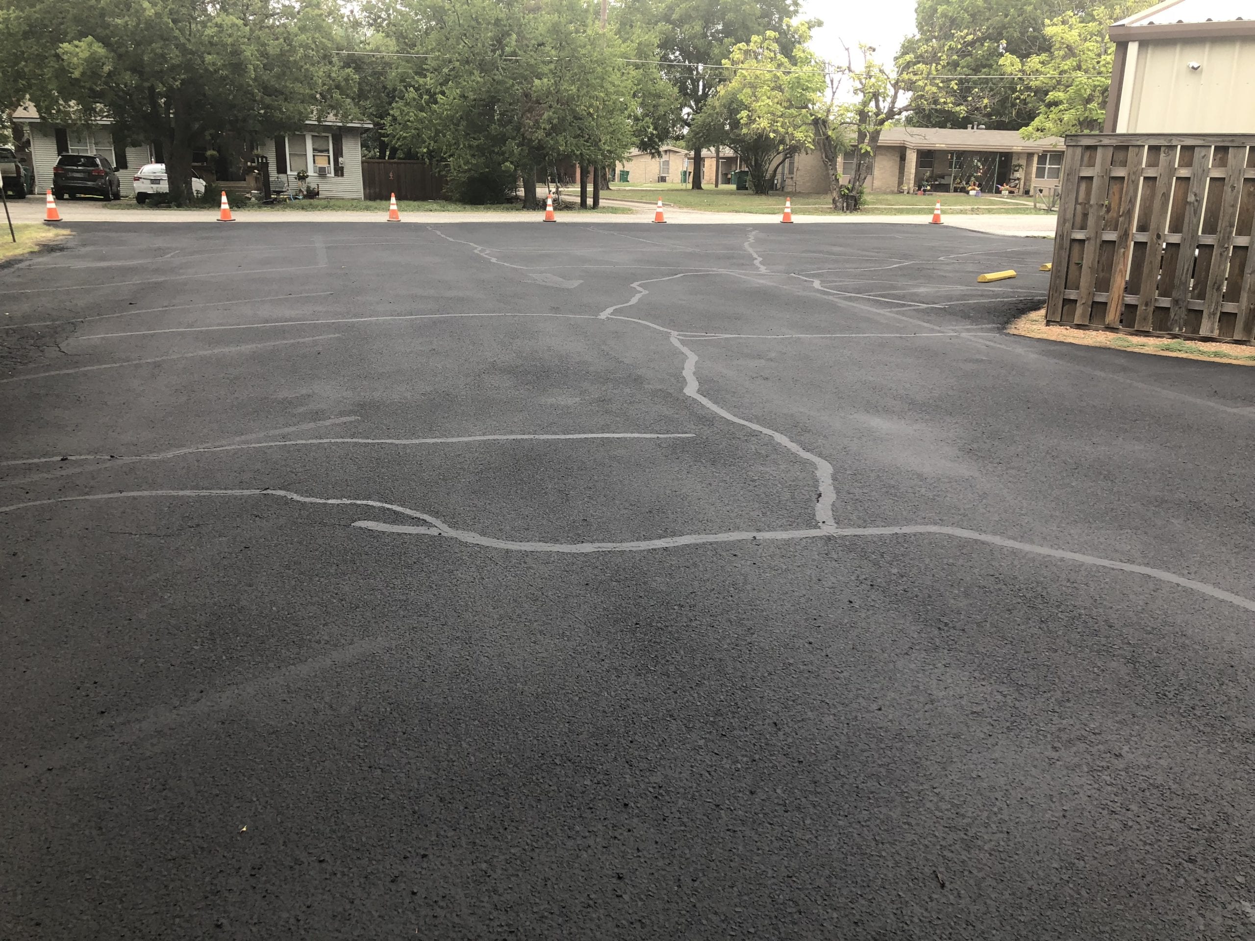 Commercial Asphalt Seal Coating Work 6