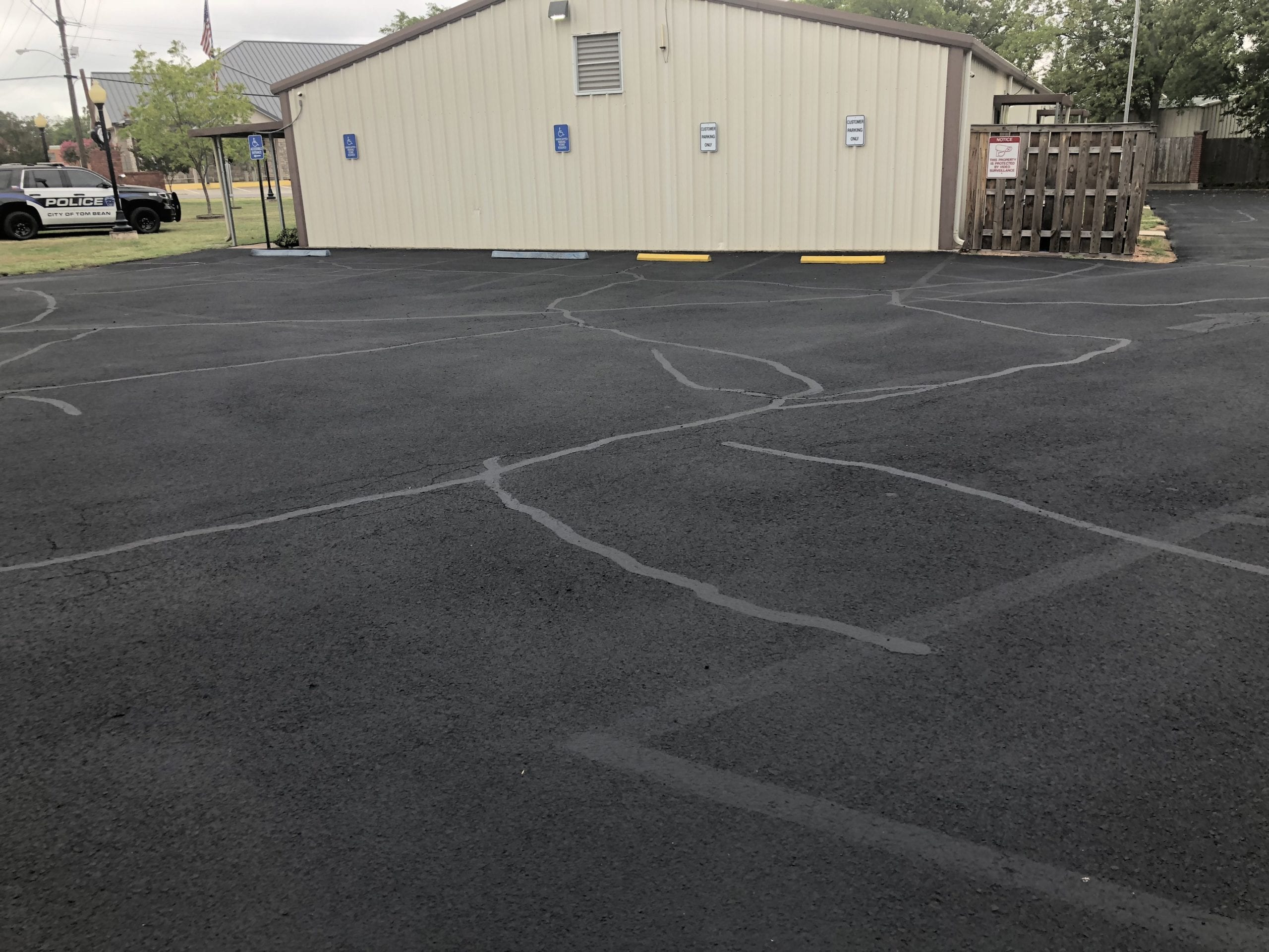 Commercial Asphalt Seal Coating Work 5