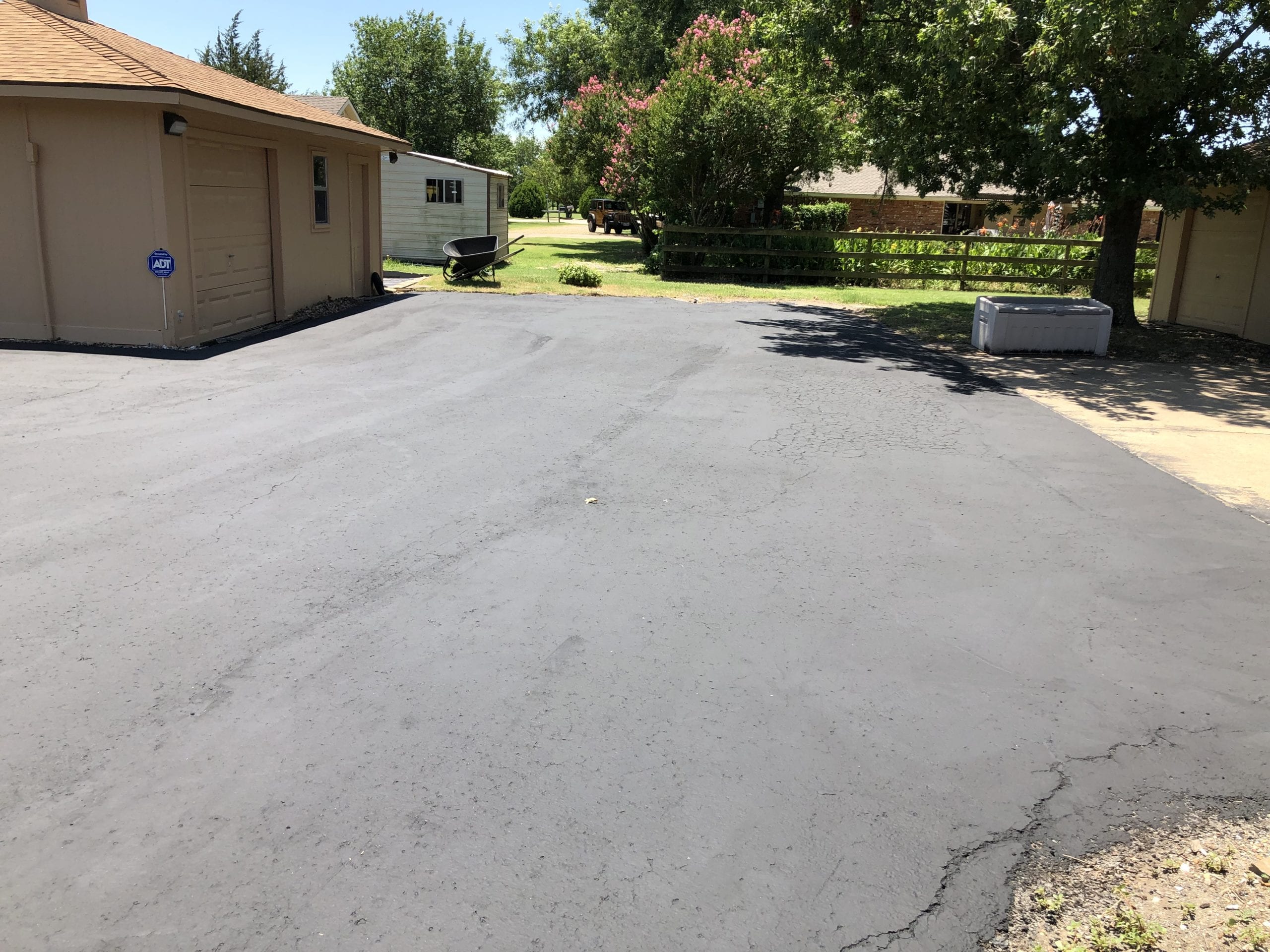 Residential Asphalt Seal Coating Work 3